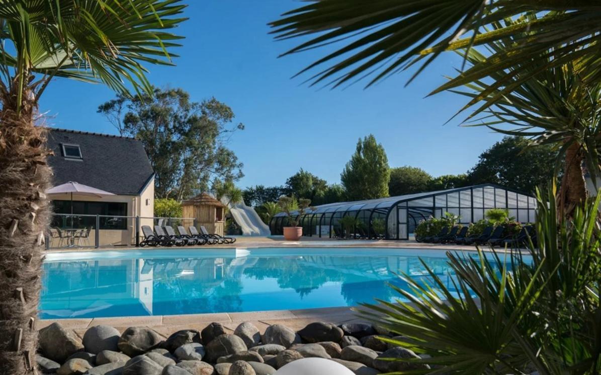 Mobil-Home 6 Personnes - Bretagne - Piscine - Plage เทรเกิงก์ ภายนอก รูปภาพ