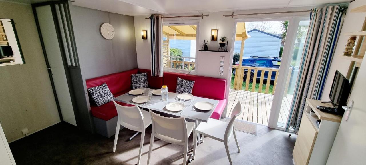 Mobil-Home 6 Personnes - Bretagne - Piscine - Plage เทรเกิงก์ ภายนอก รูปภาพ